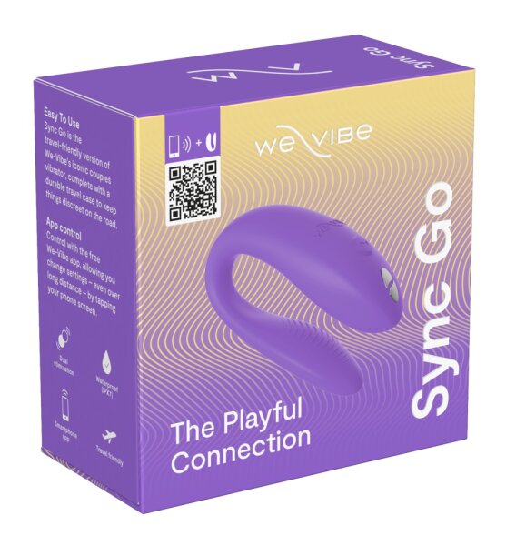 WE-VIBE Sync Go couples vibrator purple