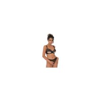 Crotchless Hiphugger Black S/M - XL/XXL