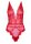 Deep-V Lace Teddy  Red S/M