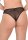 Hiphugger with ruched back Black S/M - XL/XXL