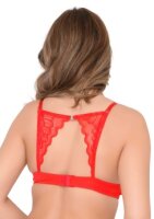 Push Up bra with racerback Red 75B - 90D