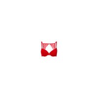 Push Up bra with racerback Red 75B - 90D