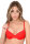 Push Up bra with racerback Red 75B - 90D