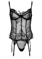 Underwire CamiGarter String Black S/M - L/XL
