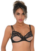 Unlined bra with faux underbust 75B - 90D