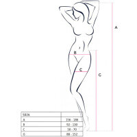 Passion S026 Strip Panty Red One Size