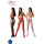 Passion S026 Strip Panty Red One Size