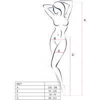 Passion S027 Strip Panty White One Size