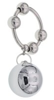 MenSteel Metal Ring with 1 Weight Hanger Ball Small