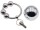 MenSteel Metal Ring with 1 Weight Hanger Ball Small