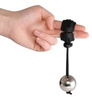 KINKgear Metal Beads Ring Testicle Weight Medium