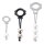 KINKgear Metal Beads Ring Testicle Weight Medium