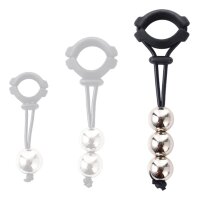 KINKgear Metal Beads Ring Testicle Weight Large