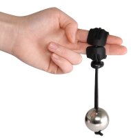 KINKgear Metal Beads Ring Testicle Weight Large
