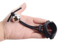 KINKgear Metal Beads Ring Testicle Weight Medium