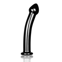 Lovetoy Glas Dildo Romance Schwarz 16 cm