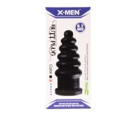 X-MEN anal plug black 10 cm