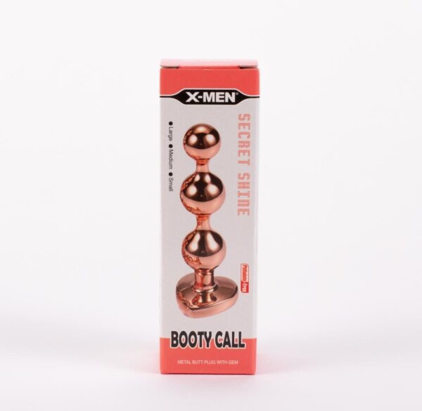 X-MEN Analplug Secret Shine Booty Call M 2,5 cm