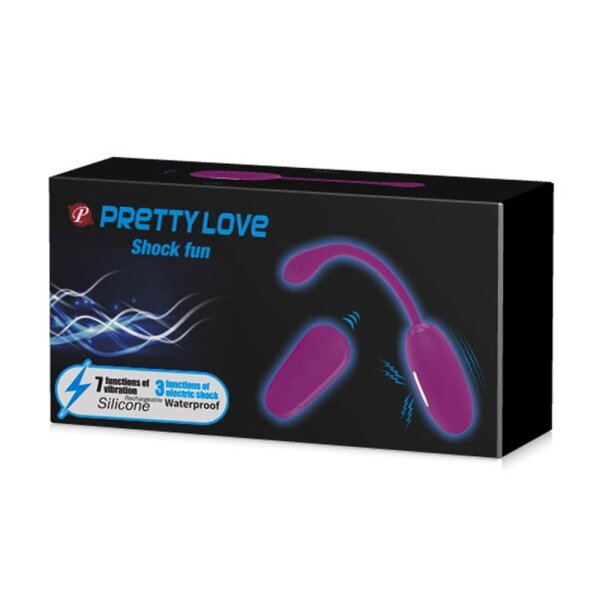 Pretty Love Shock Fun Vibro Egg purple