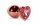 X-MEN Secret Shine Metall Anal Plug Rose Gold Herz S