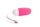 Elity App gesteuertes Vibrationseii Ell Wei&szlig; Pink