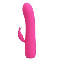Pretty Love Tim Magenta Mini G-spot vibrator with clitoral stimulation pink