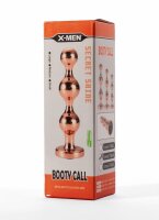 X-MEN Secret Shine Booty Call Metall Anal Plug Ros&eacute; Gold S