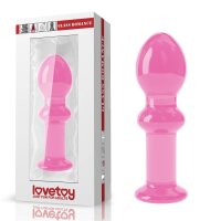 Lovetoy Glas Dildo Romance Pink 11,5 cm