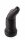 X-MEN Extra Gro&szlig;er Anal Plug Schwarz 9 cm