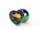 X-MEN Secret Shine Metal Anal Plug Rainbow Heart L