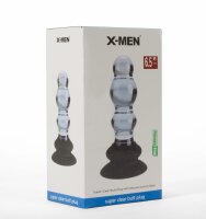 X-MEN Anal Plug 3 Perlen Blau