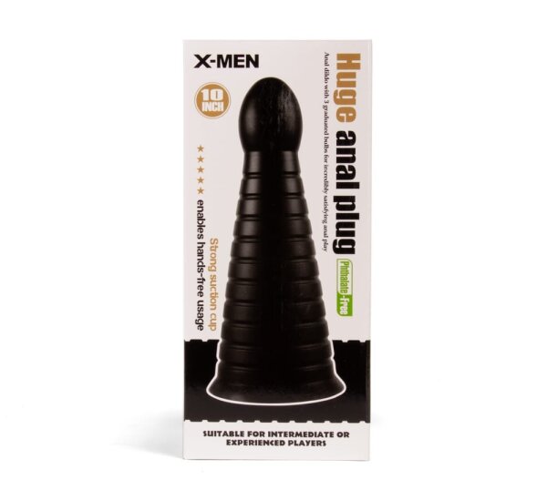 X-MEN large anal plug black