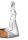 Leg Avenue  Extra Long Satin Gloves, white, O/S
