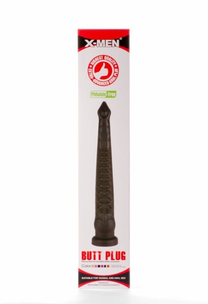 X-MEN anal plug PVC black