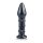 Lovetoy Analplug Glass Romance Schwarz