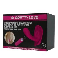 Pretty Love Shell Stimulator Panty Vibrator pink