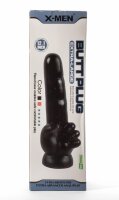 X-MEN Extra gro&szlig;er Analplug Schwarz 6 cm