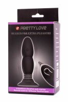 Pretty Love Beaded For Extra Pleasure Plug with Rotation black