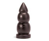 X-MEN anal plug black with lace 8 cm