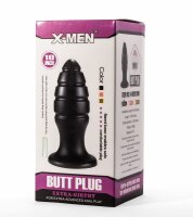 X-MEN Extra Girthy Anal Plug Black VIII