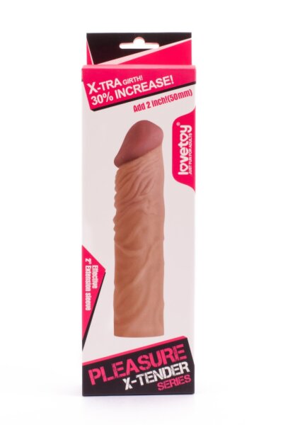 Lovetoy Pleasure X-Tender Penis Sleeve Flesh 3
