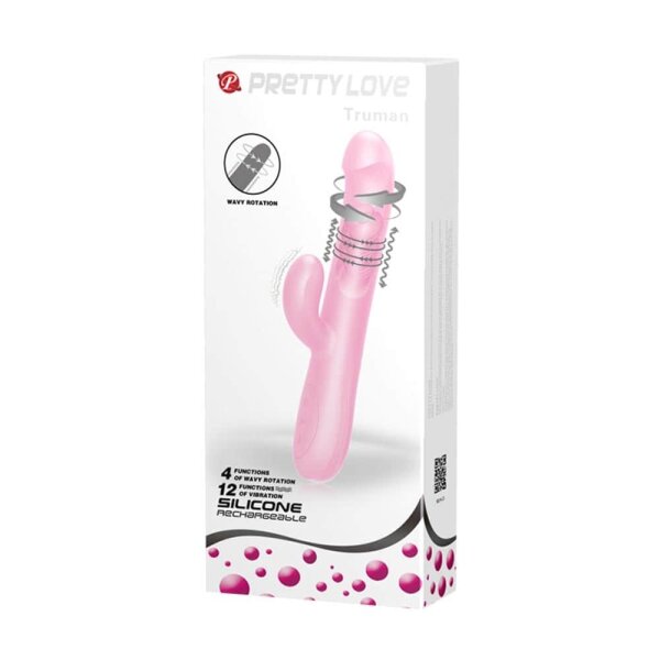 Pretty Love Truman G-Punkt Vibrator mit Rotation rosa