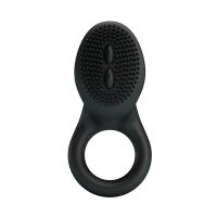 Pretty Love Cobra Penis Ring mit Klitoris Stimulation schwarz