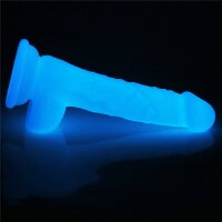 Lovetoy Lumino Play Silikon Dildo leuchtend 18 cm