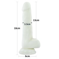 Lovetoy Lumino Play Silikon Dildo leuchtend 18 cm
