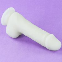 Lovetoy Lumino Play silicone dildo bright blue 19,3 cm