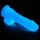Lovetoy Lumino Play silicone dildo bright blue 19,3 cm