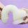Lovetoy Lumino Play silicone dildo bright blue 19,3 cm