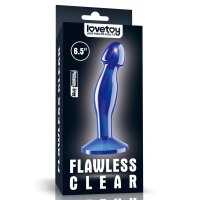 Lovetoy Flawless Clear Prostate Plug Blue 3,9 cm