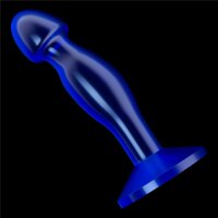Lovetoy Flawless Clear Prostate Plug Blue 3,9 cm
